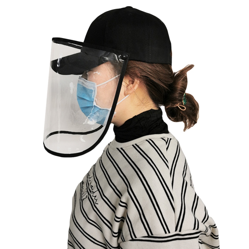 야외 방어 방울 실행 모자 마스크 windproof 모자 여성 선 스크린 조정 가능한 스포츠 모자